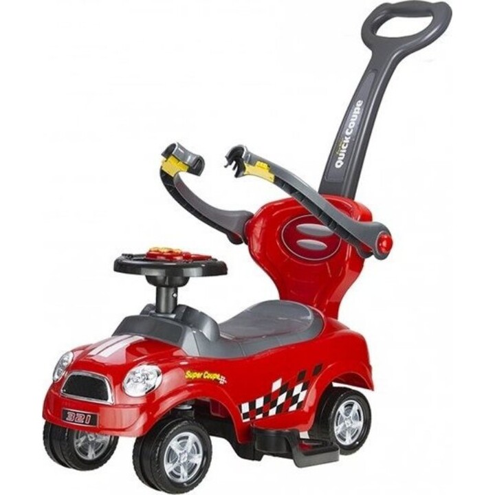 Vehicle with red guide