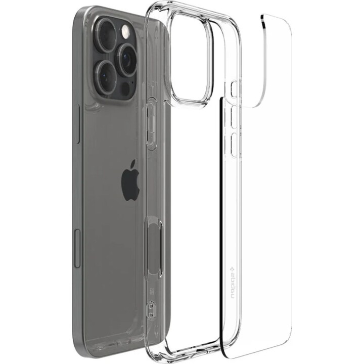 Funda para Apple iPhone 16 Pro Max, Spigen, Ultra Hybrid, Transparente
