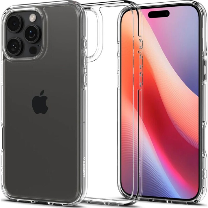 Funda para Apple iPhone 16 Pro Max, Spigen, Ultra Hybrid, Transparente