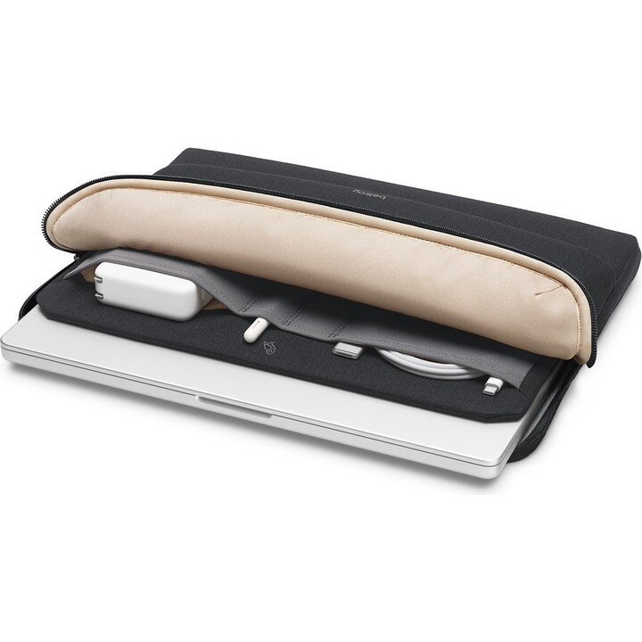 Capa para laptop Bellroy de 16 polegadas com bolsos para acessórios móveis (preta)