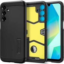 Custodia Spigen Tough Armor, nera per Samsung Galaxy A16/A16 5G