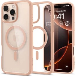 Spigen Ultra Hybrid MagFit Fall für Apple iPhone 16 Pro MagSafe Rosa