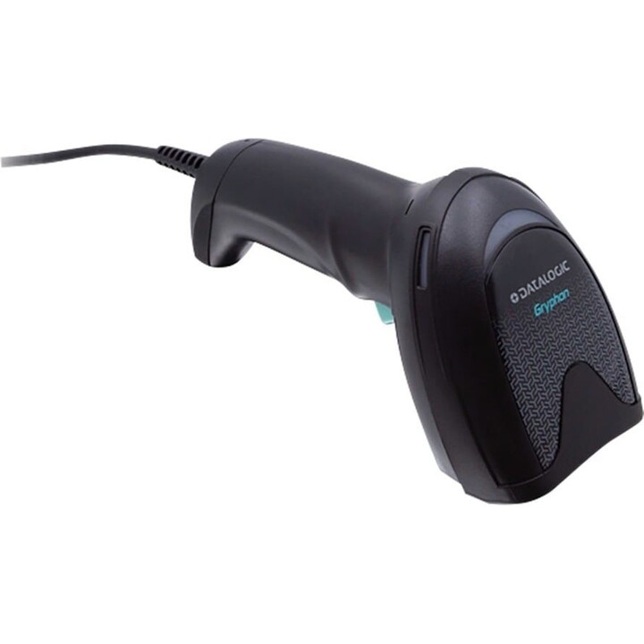 Handheld Barcode Scanner Kit - Scanner / Permanent Base Station / USB Cable - Cable - Black - 1D, 2D - Imager