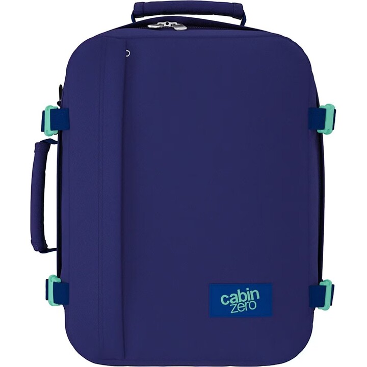 CabinZero Classic 28L Airplane Backpack - Deep Ocean Blue