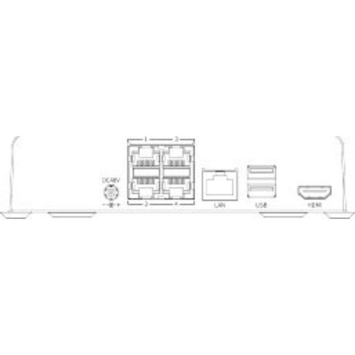 IP Recorder TC-R3105 5-Ch, 4 PoE Spark TIANDY
