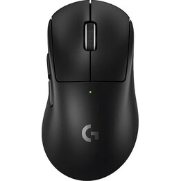 Logitech G PRO X SUPERLIGHT 2 DEX Ratón inalámbrico ultraligero para juegos Negro 44000 DPI 8000Hz