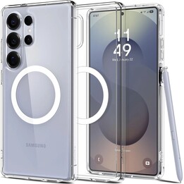 Custodia Spigen per Galaxy S25 Ultra Hybrid MagFit (compatibile MagFit + Qi2)
