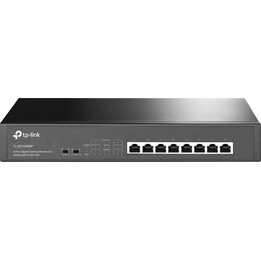 TP-Link TL-SG1008MP 8-Port Unmanaged Desktop Rackmount Gigabit PoE+ Switch 126W Black