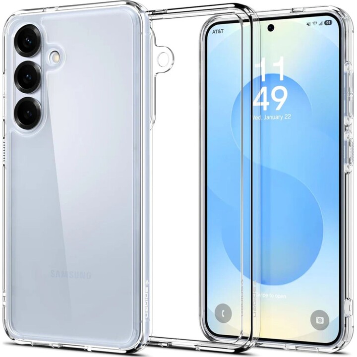 Funda Spigen Ultra Hybrid para Galaxy S25, transparente