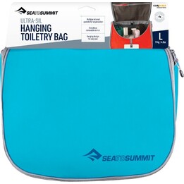 Nécessaire de viagem grande Sea To Summit Ultra-Sil para pendurar - Azul Atol