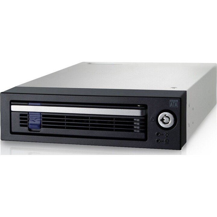 ICY DOCK DataCage Basic MB876SK-B Hot-Swap SATA 3.5-inch Caja para Disco Duro Aluminio Negro 6Gbps