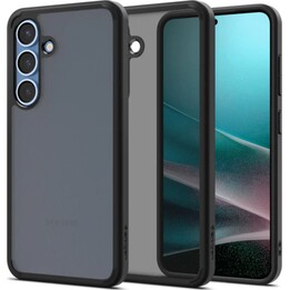 Custodia Spigen Ultra Hybrid FROST per Samsung Galaxy S25 - Nero Smerigliato