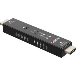 LINDY Generador de señal HDMI 4K60 y emulador de pantalla, negro