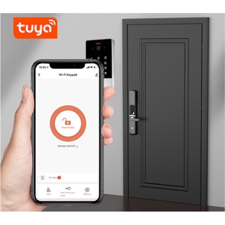ATLO-KRMF Smart Lock mit Code- und Videotelefonfunktion