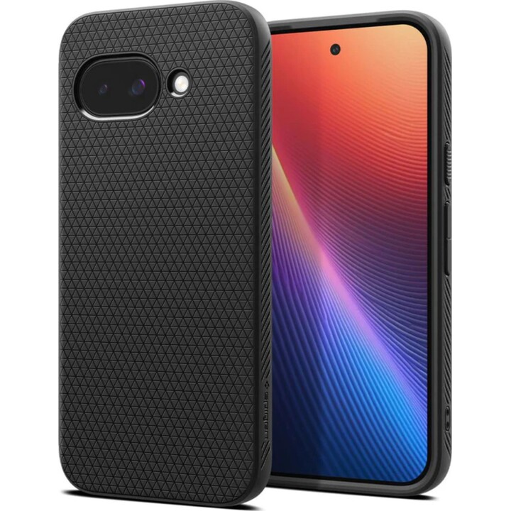 Capa para Google Pixel 9a, Spigen, Liquid Air, preto mate ACS09039