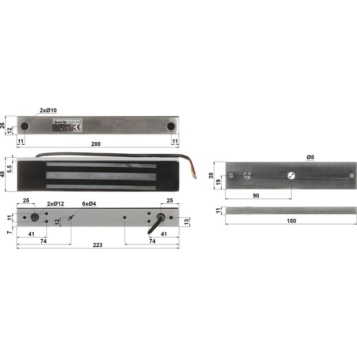 Bracci elettromagnetici JS-280W