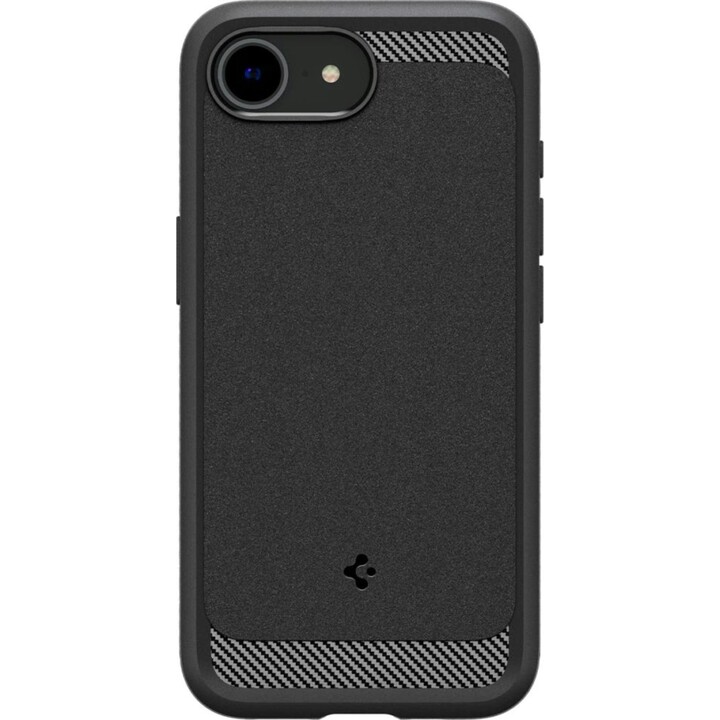 Spigen Rugged Armor MagSafe Tasche für iPhone 16e / 17e - Schwarz