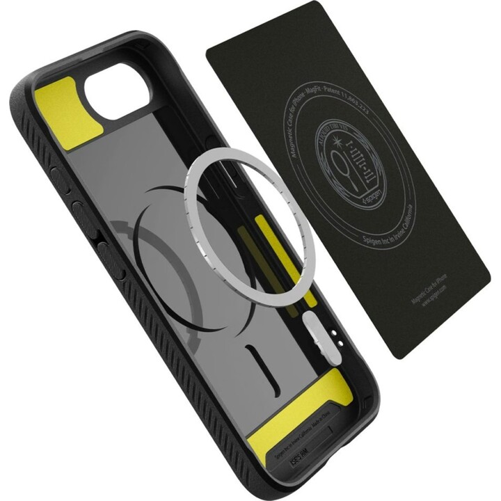 Spigen Rugged Armor MagSafe Tasche für iPhone 16e / 17e - Schwarz