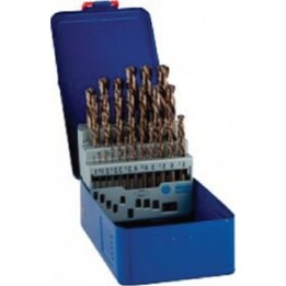 Juego de brocas de cobalto IRWIN, 25 piezas, de 1,0 a 13,0 mm en incrementos de 0,5 mm.