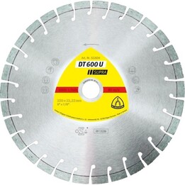 Lâmina diamantada segmentada de 230 mm x 2,6 mm x 22,2 mm