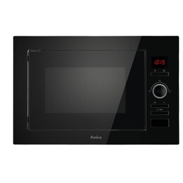 Forno a microonde da incasso Amica AMMB25E3GB, 25 l, 900 W, nero.