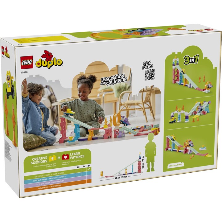 LEGO DUPLO 10478 Rampas criativas 3 em 1 com veículos