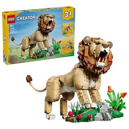 LEGO CREATOR 3 EN 1 31386 Animales salvajes: Majestuoso león