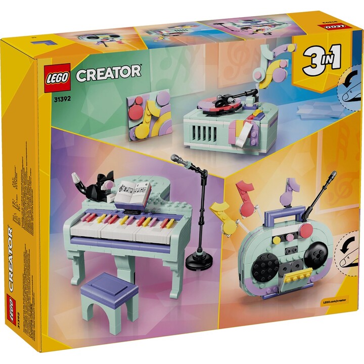LEGO CREATOR 3 EM 1 31392 Piano Decorativo com um Gato