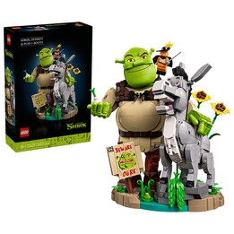 LEGO ICONS 72423 Shrek, l'Âne et le Chat botté
