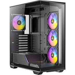Antec C3 ARGB Constellation Mid Tower Gaming Case, 360mm Radiator 270° Glass Black
