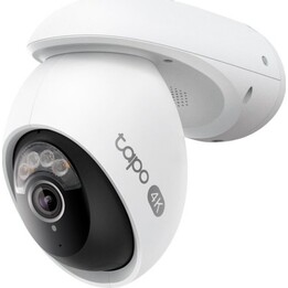 Telecamera di sicurezza Wi-Fi TP-Link Tapo TC46 4K Pan/Tilt per esterni, 8MP IP66 Starlight