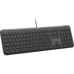 Logitech K620 Slim Wired Keyboard Layout americano em grafite