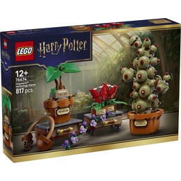 Conjunto de Construção LEGO Harry Potter 76474 Plantas de Herbologia de Hogwarts 817pcs