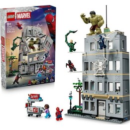 LEGO Marvel 76350 Spider-Man vs. Hulk Epic Clash Set de construction 534pcs
