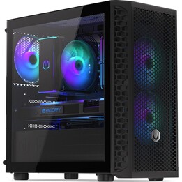 ENDORFY Signum M30 ARGB Mini Torre Negra 3x120mm Ventiladores ARGB PWM Caja de Cristal Templado