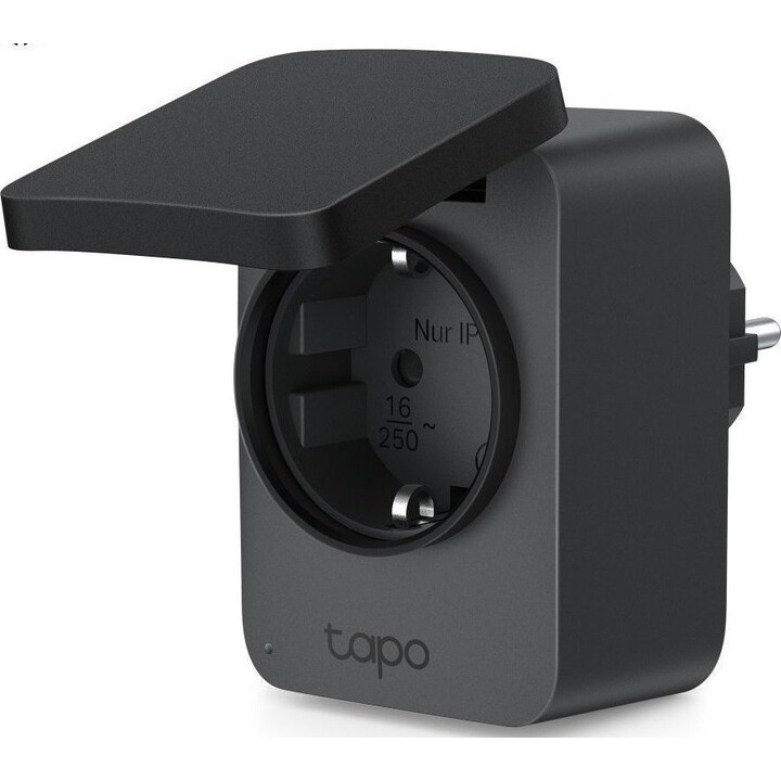TP-Link Tapo P410M Matter Smart Outdoor Plug Noir IP54 16A