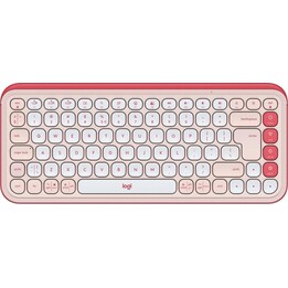 Logitech POP Icon Keys Rose Off-White Bluetooth 60% Tastiera