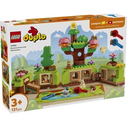 Set de construction LEGO DUPLO 10480 Discovery Forest avec animaux sauvages 131pcs