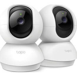 TP-Link Tapo C210 3MP Pan/Tilt Home Security Wi-Fi Camera 2-Pack Branco