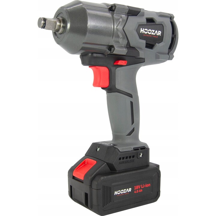Llave de impacto Hoozar de 1/2" 18V 1x4.0Ah 600Nm IW20BL-M1