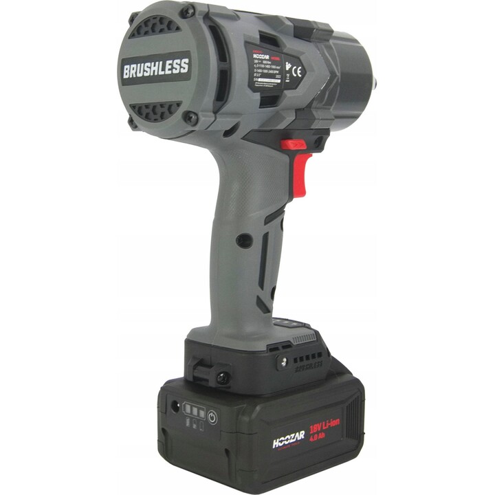 Llave de impacto Hoozar de 1/2" 18V 1x4.0Ah 600Nm IW20BL-M1