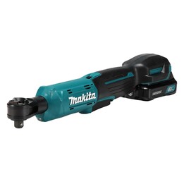 Avvitatore a impulsi a batteria Makita WR100DSA da 3/8", 800 giri/minuto, 47,5 Nm, nero, verde, 12 V