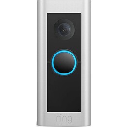 Ring Video Doorbell Pro Satin Nickel Cámara de timbre con cable 1080p con detección de movimiento
