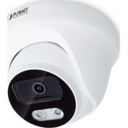 PLANET ICA-4480F 4MP Full Color Dome IP Camera 3.6mm Warm LED White