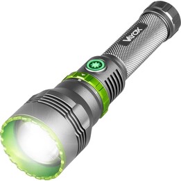 Vayox VA0363 Lanterna Tática Recarregável 1000lm 20x Zoom IPX7 Powerbank 343g Cinzento
