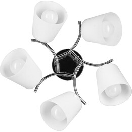 Activejet AJE-EMILY 5P Plafonnier argenté E27 5x40W pour le salon
