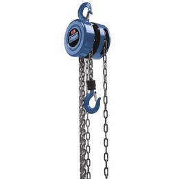 Scheppach 4907401000 Kettenwinde 1000 kg 3 m Blau, Metallisch