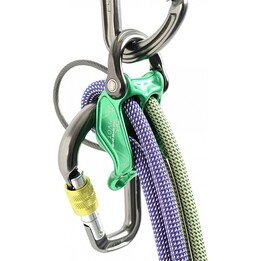DMM Pivot Belay Device for Climbing and Abseiling Lime Green 72g