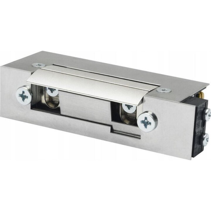 HARTTE XS12RM Serrure à gâche électrique pour contrôle d'accès 12V DC Réversible Noir