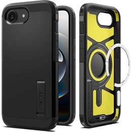 Spigen Tough Armor MagFit Rückseite Schwarz Apple iPhone 16e/17e